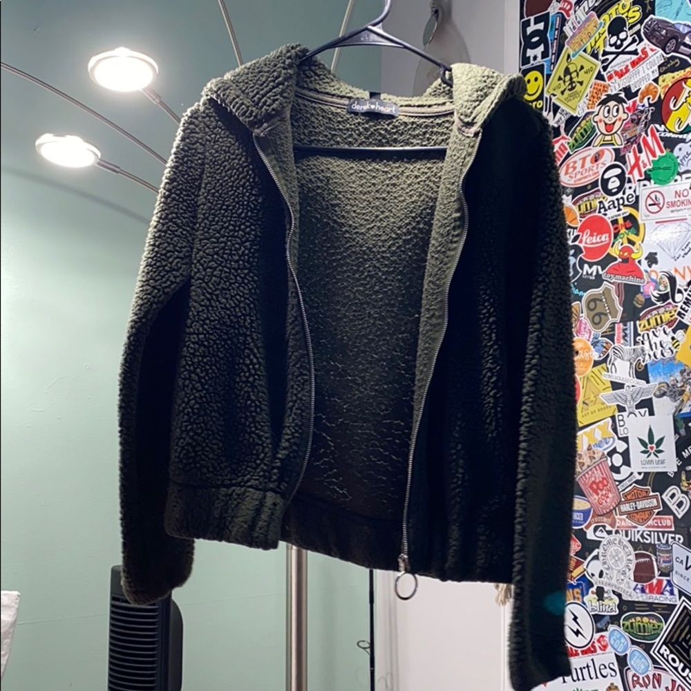 Green Zip Up